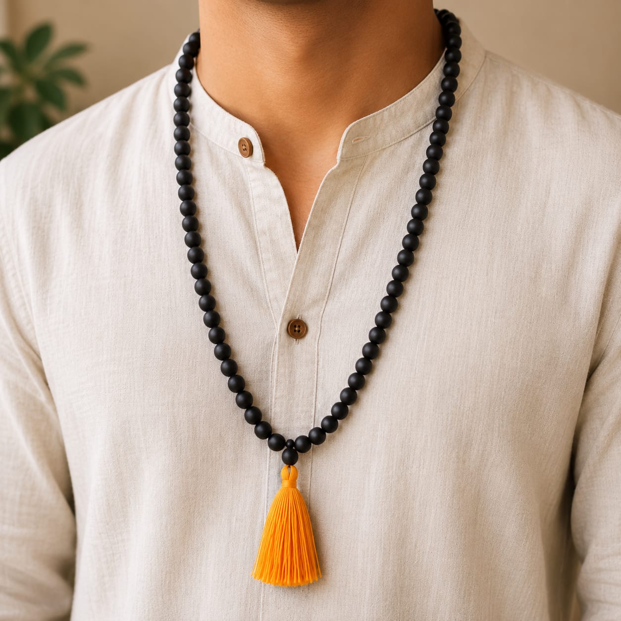 KARUNGALI MALA 108 BEADS EBONY WOOD (BUY 1 GET 1 FREE GIF