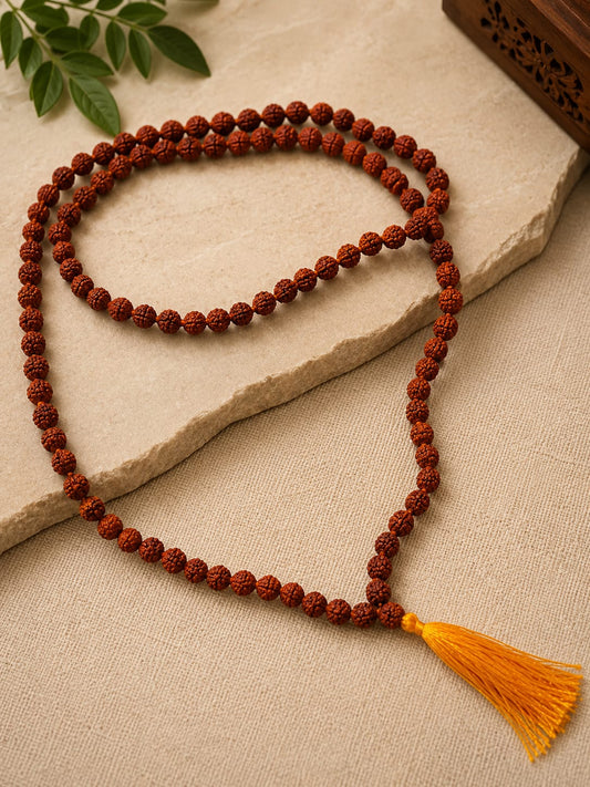RUDRAKSHA JAPA MALA 108 BEADS (buy 1 get 1 gift free)