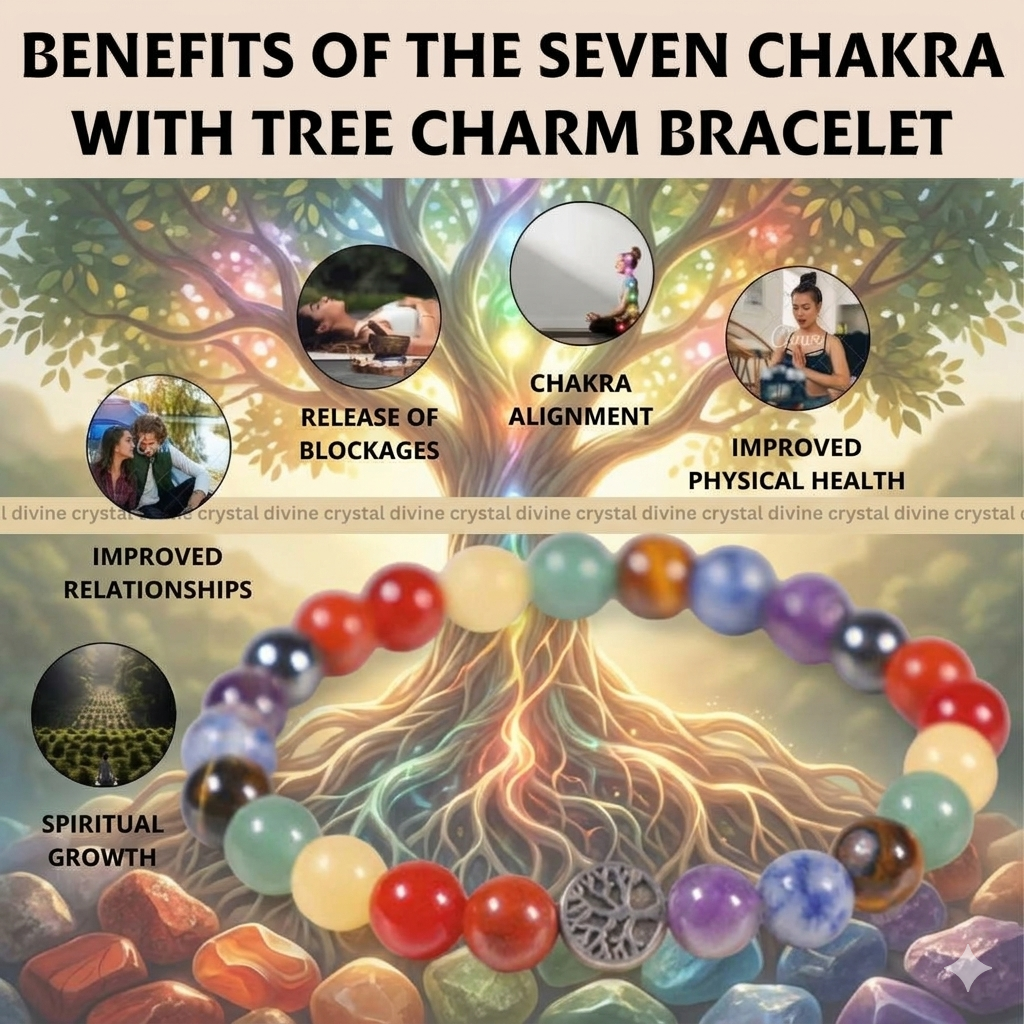 Natural 7 Chakra Balance Band (buy 1 get 1 free gift)